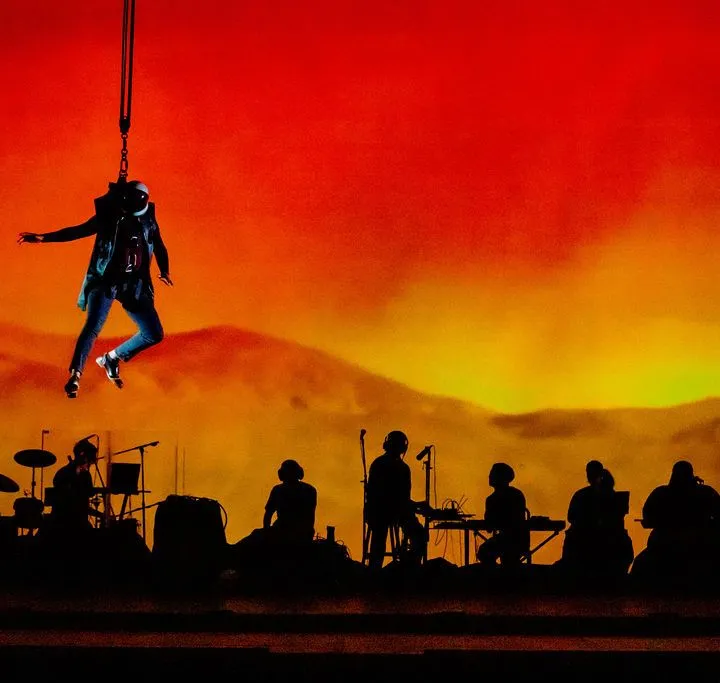Production photo from Travis Knights / FFDN's The Mars Project at Chrysalis